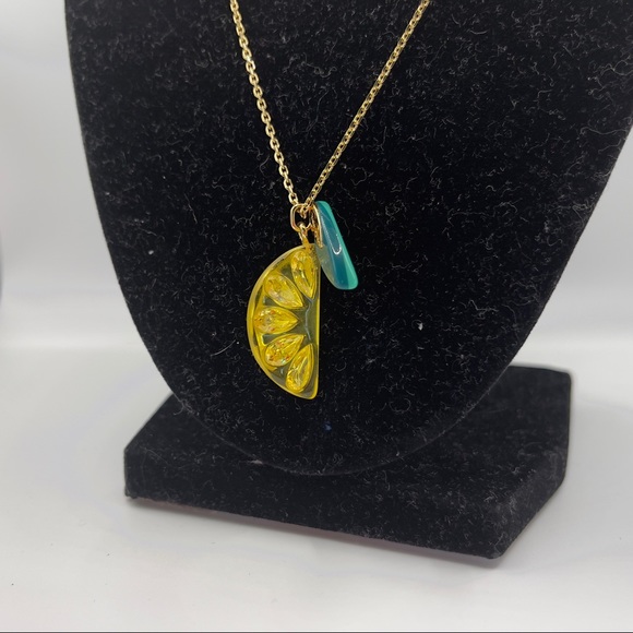 kate spade Jewelry - Kate Spade Tutti Fruity Lemon Slice Necklace